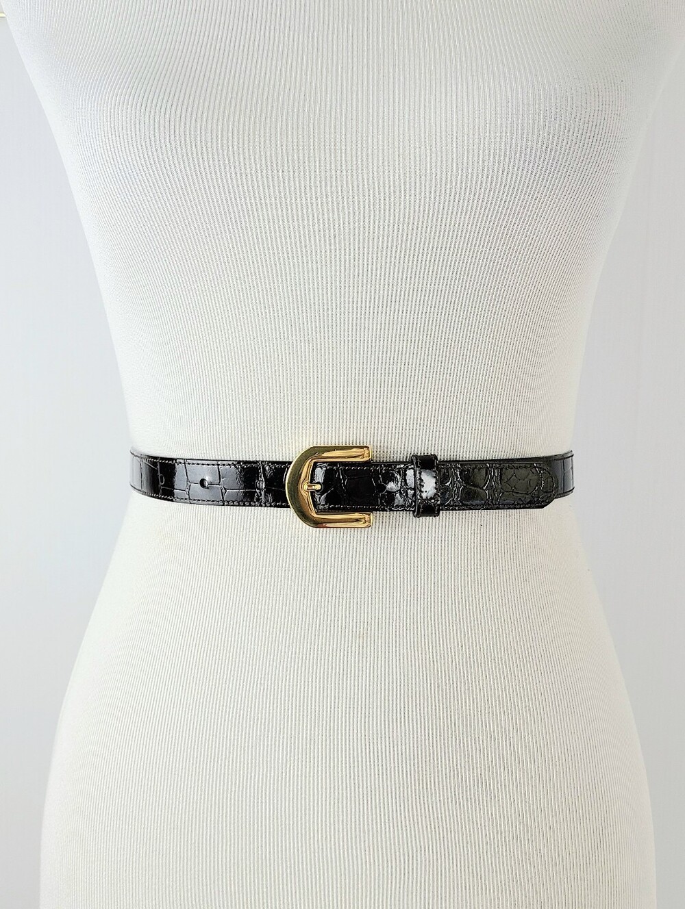 Pierre Cardin Alligator Grain Calf Vintage Belt